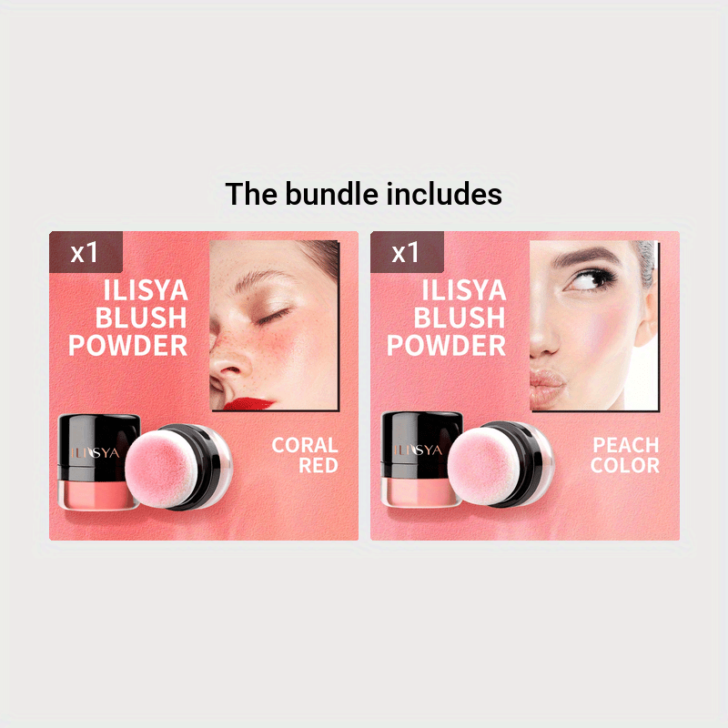 Soft Face Blusher Powder Cheek Rouge Nourishing Nude Makeup Brightening Complexion Contour Cosmetics Mushroom Head Highlight And Contour Integration