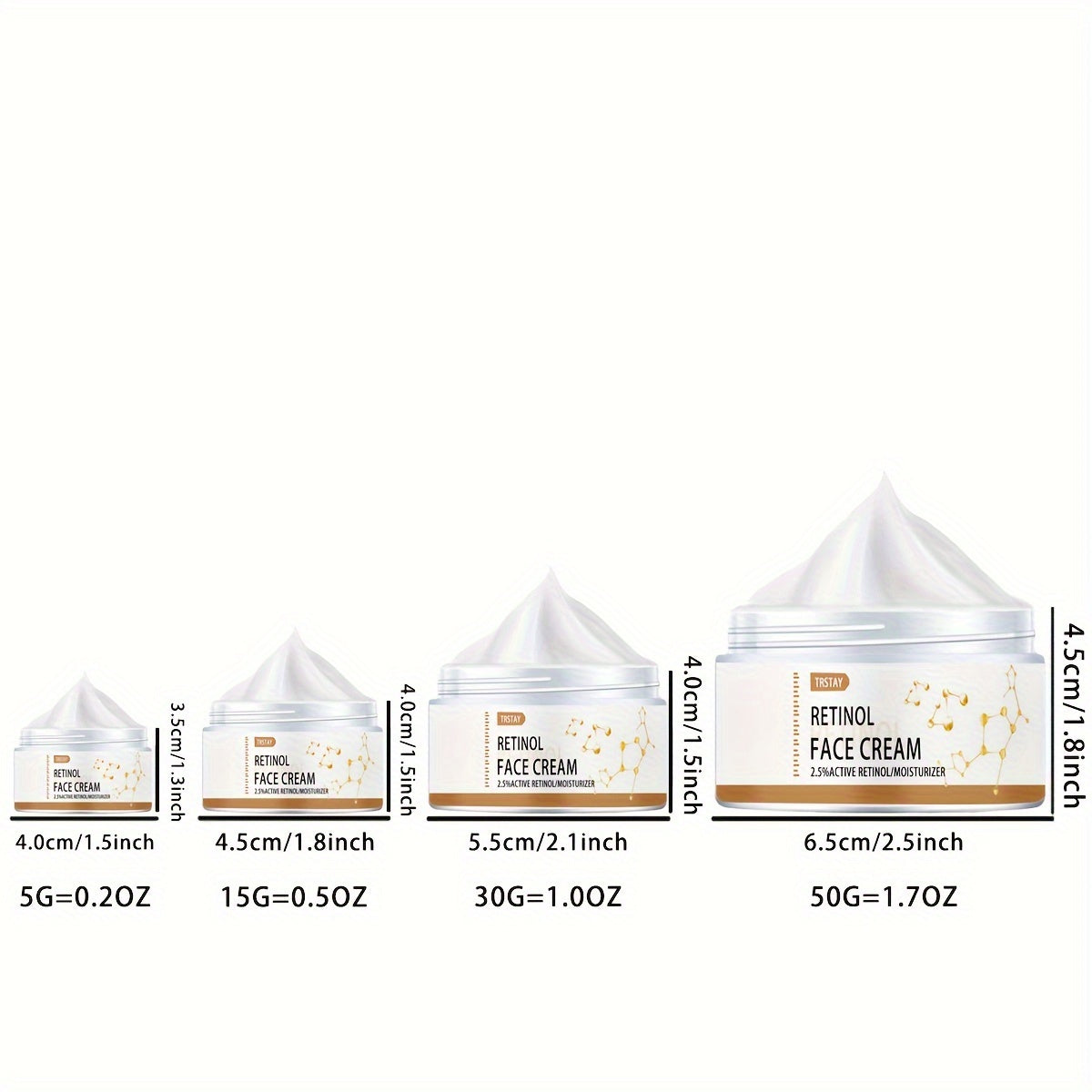 [Rich Retinol Plumping Face Cream] 5G/15G/30G/50G Retinol Skin Care Face Cream Quickly And Effectively Firming And Tightening Skin, And Immediately Plump With Water Rich Supplements