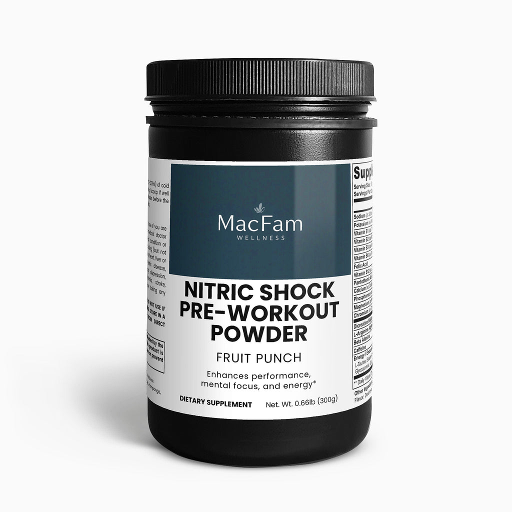 Nitric Shock Pre-Workout Powder (Fruit Punch)