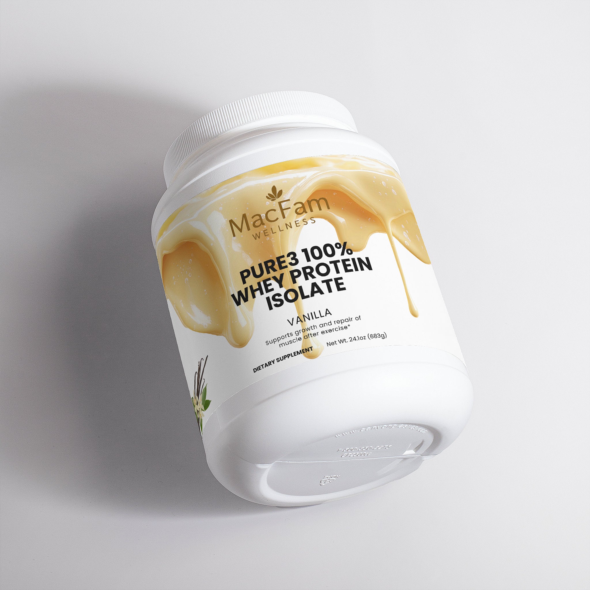 Pure3 100% Whey Protein Isolate (Vanilla)