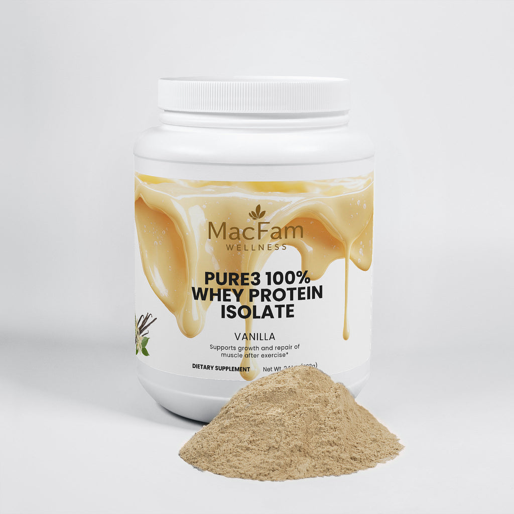 Pure3 100% Whey Protein Isolate (Vanilla)