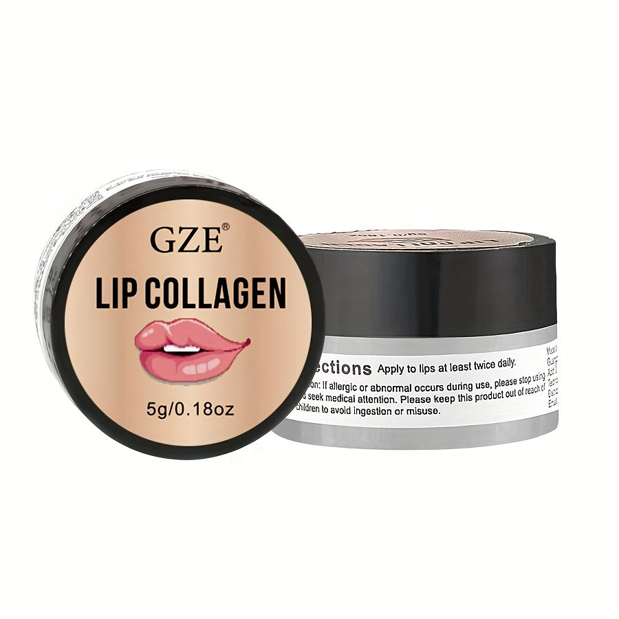 Lip Sleeping Mask 0.18oz, Contains Collagen, Coconut & Castor Oil Overnight Lip Mask, Lip Plumper, Lip Mask With Peptide Complex For Lip Hydrating Overnight Lip Skin Care