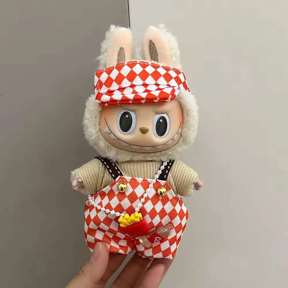 Plush Doll Multiple Styles Clothing Set For Labubu Outfit Accessories Trendy Clothing Girl Gift
