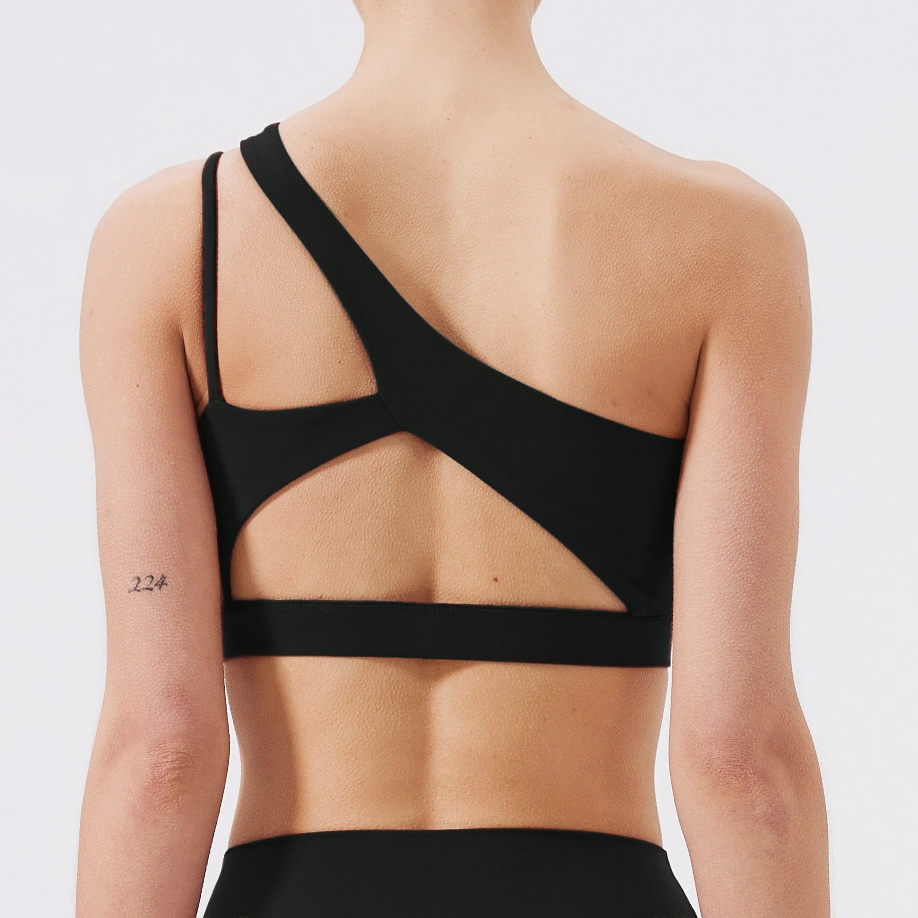 Women Sports Bra Push Up Fitness Bras One Shoulder Shockproof Yoga Bra Breathable Gym Yoga Running Bra Sexy Vest ﻿