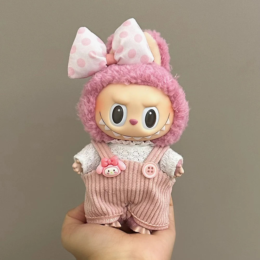 Plush Doll Multiple Styles Clothing Set For Labubu Outfit Accessories Trendy Clothing Girl Gift
