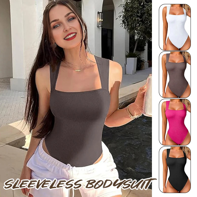 Women Sleeveless Bodysuit Shapewear Thong Waist Trainer Underwear Body Shapers Tummy Slimmer Belly Compression Control Tank Tops