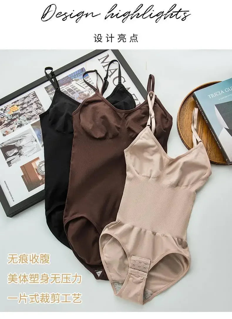 Plus Size Bodysuit Shapewear Women's Sculpting Bodysuit Body Shaping One-piece Underwear Slimming Shapewear