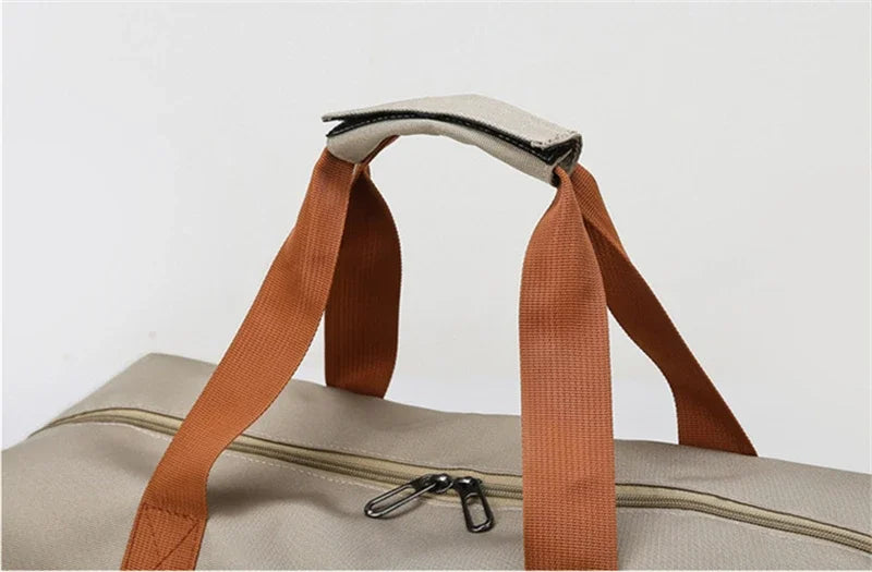 Large Capacity Travel Fitness Bag Waterproof Sports Duffel Bag for Men Portable Short Distance Luggage Workout Gym Bag