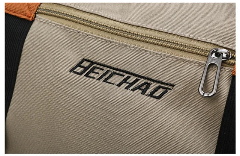 Large Capacity Travel Fitness Bag Waterproof Sports Duffel Bag for Men Portable Short Distance Luggage Workout Gym Bag